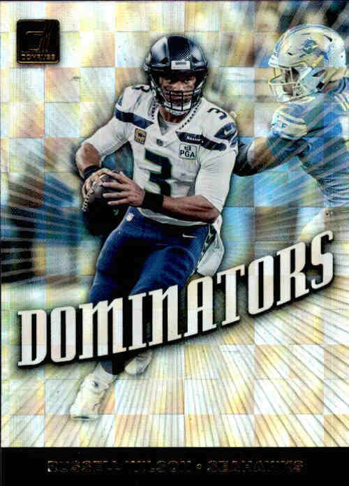 Russell Wilson, Dominators, 2019 Panini Donruss Football NFL