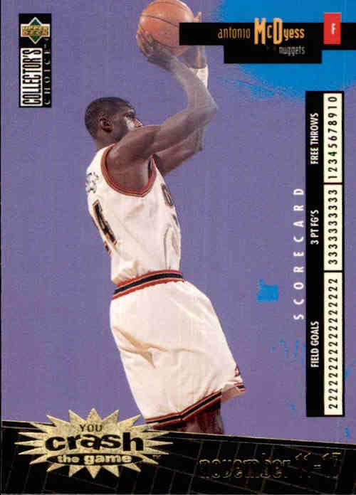 Antonio McDyess, Gold Crash the Game, 1996-97 Upper Deck Collectors Choice Basketball NBA