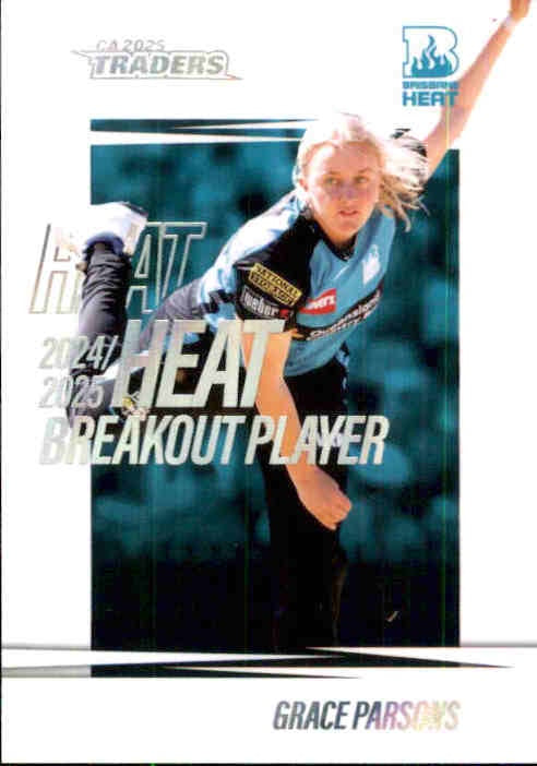 Grace Parsons, Breakout Player, 2025-26 TGI TLA CA Cricket Traders