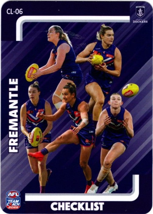 2025 Teamcoach AFLW Checklist Cards - Cards CL-01 to CL-18 - Pick Your Card