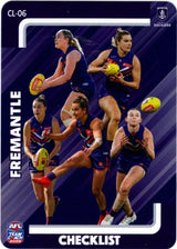 2025 Teamcoach AFLW Checklist Cards - Cards CL-01 to CL-18 - Pick Your Card