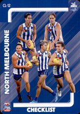 2025 Teamcoach AFLW Checklist Cards - Cards CL-01 to CL-18 - Pick Your Card