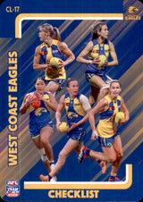 2025 Teamcoach AFLW Checklist Cards - Cards CL-01 to CL-18 - Pick Your Card