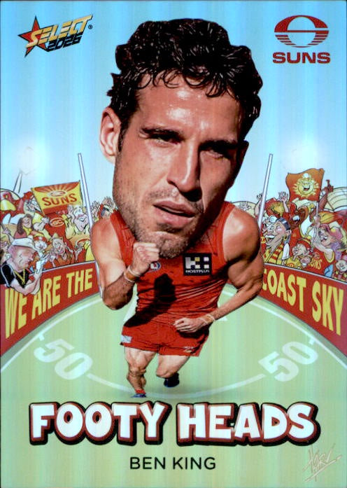 Ben King, FH51, Footy Heads, 2026 Select AFL Footy Stars