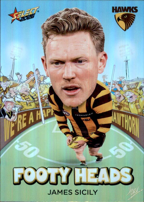 James Sicily, FH58, Footy Heads, 2026 Select AFL Footy Stars