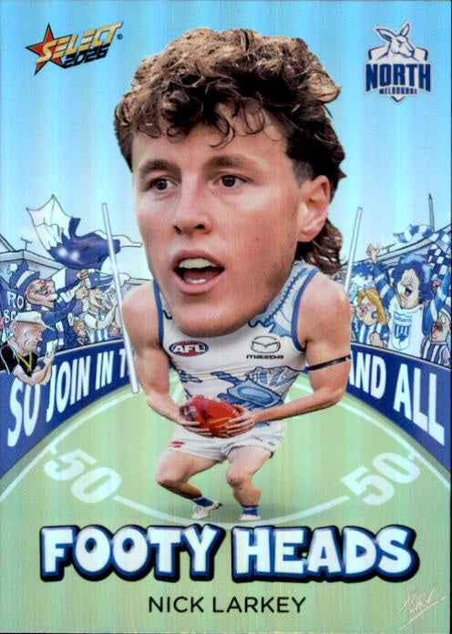 Nick Larkey, FH67, Footy Heads, 2026 Select AFL Footy Stars