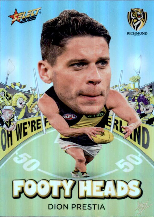 Dion Prestia, FH83, Footy Heads, 2026 Select AFL Footy Stars