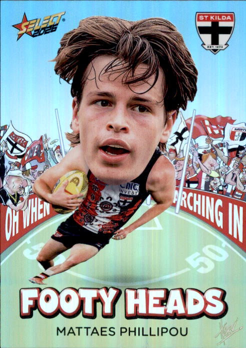 Mattaes Phillipou, FH88, Footy Heads, 2026 Select AFL Footy Stars
