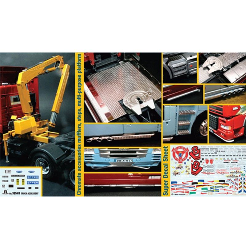 ITALERI TRUCK ACCESSORIES SET II, 1:24 Scale Model Kit