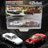 Oz Wheels Hauling Kids Ripping Skids FSD, Holden VL Commodore Twin Set, 1:64 Scale Diecast Car