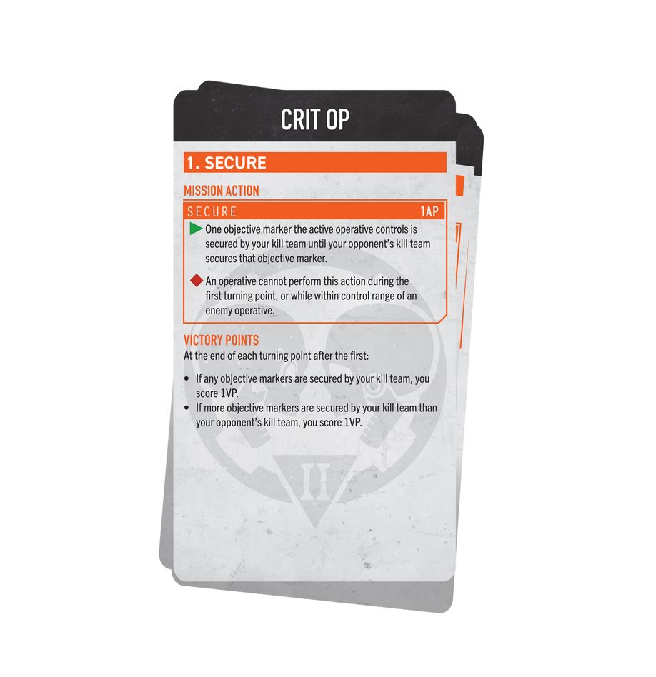 Warhammer 40,000 - 102-63, Kill Team, Approved Ops Card Pack 2025