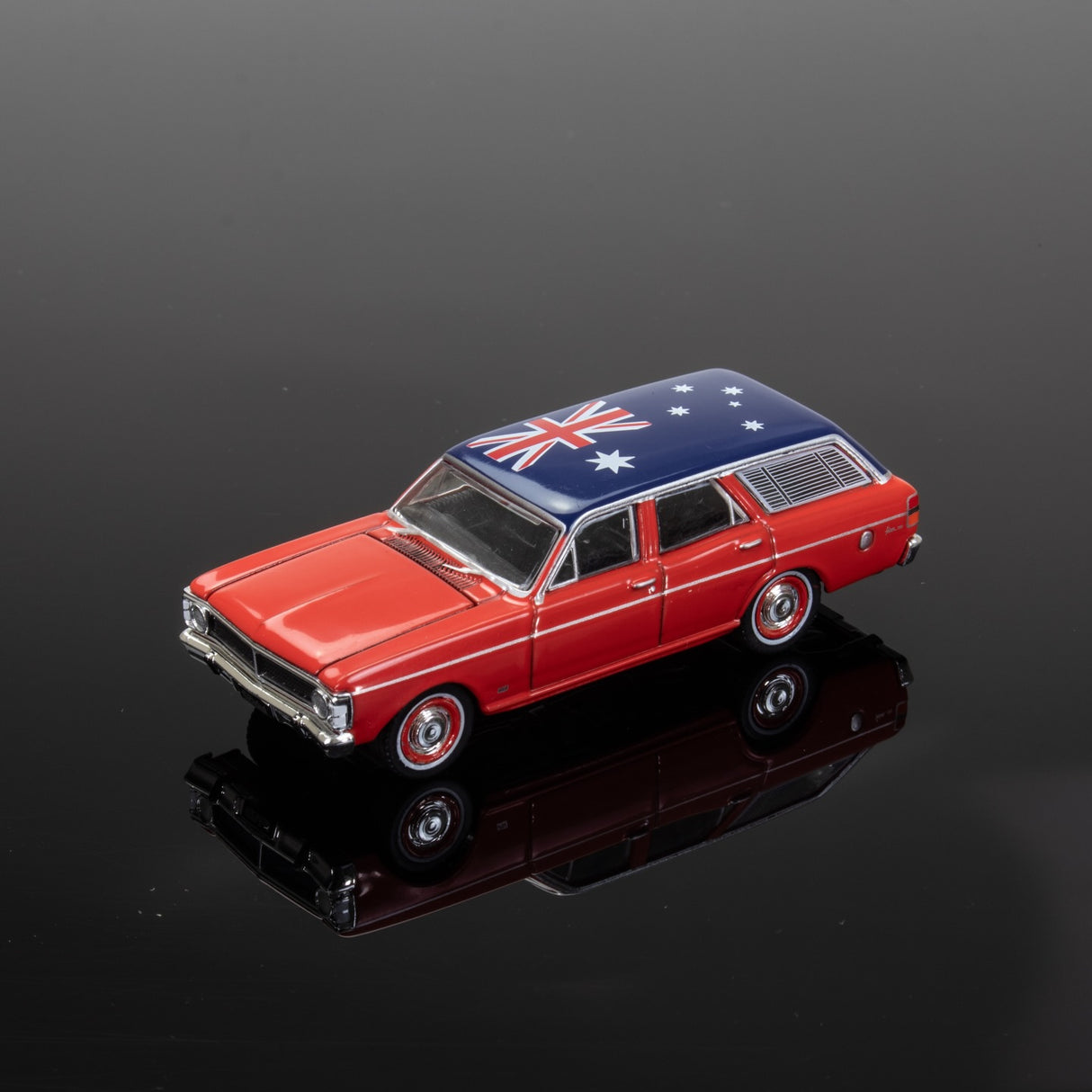 Oz Wheels Australia Day, 1971 Ford XY Station Wagon, Fully Sick Detail FSD's Series 2 - 1:64 Scale Diecast - MAX 2 Per Customer