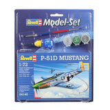 REVELL MODEL SET P-51D MUSTANG, 1:72 Scale Model Kit