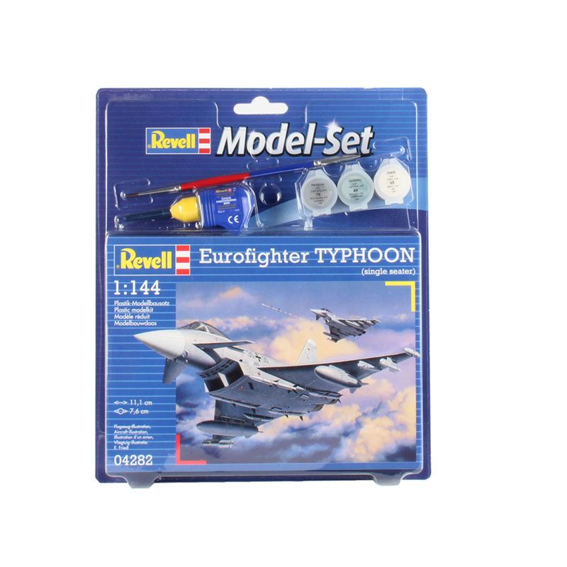 REVELL MODEL SET EUROFIGHTER TYPHOON, 1:144 Scale Model Kit