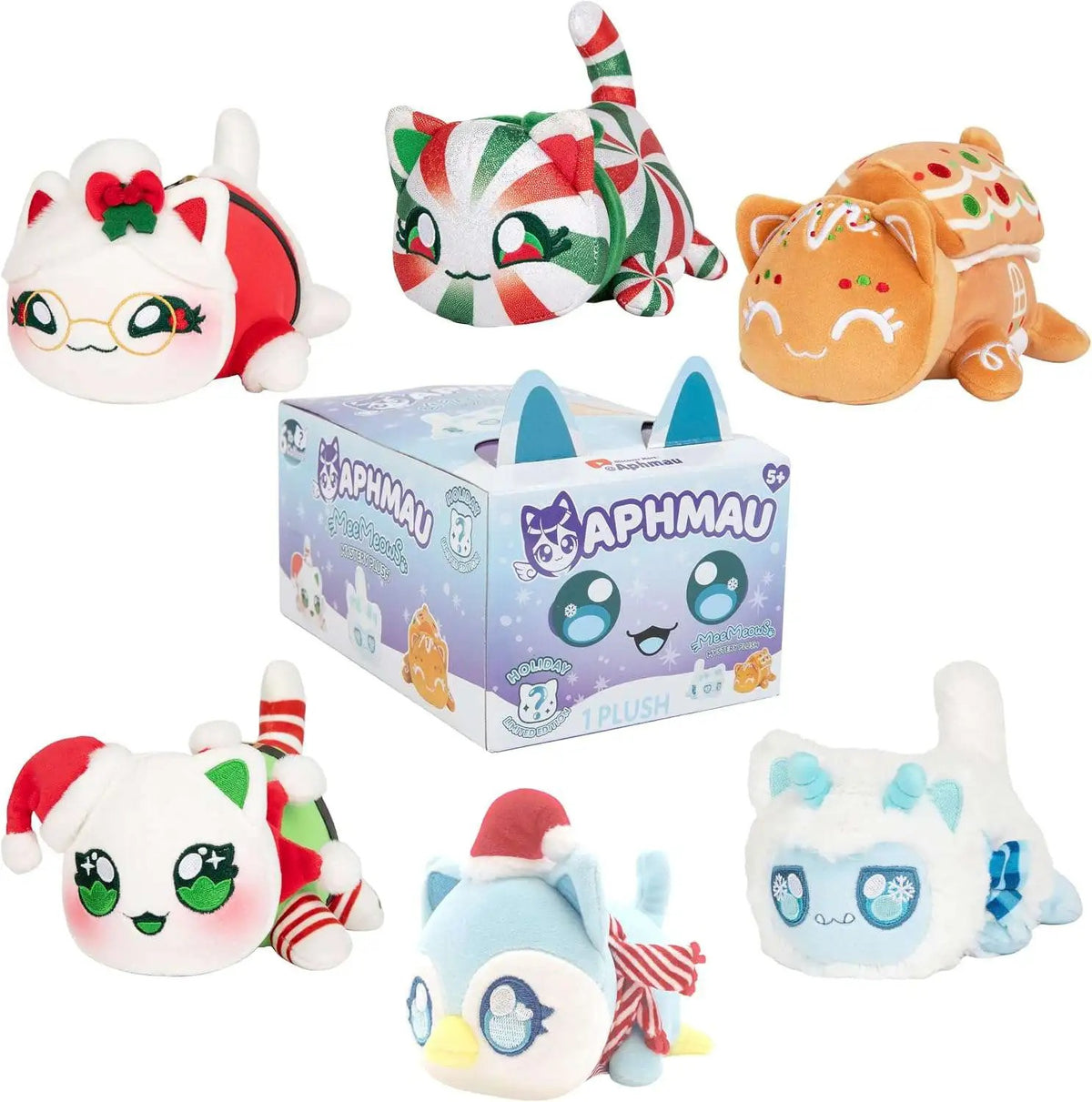 Aphmau MeeMeows Christmas 6" Mystery Plush