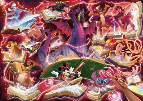 Ravensburger Disney's Lorcana Glimmers of the Realm: Ruby - 1000 Piece Jigsaw Puzzle