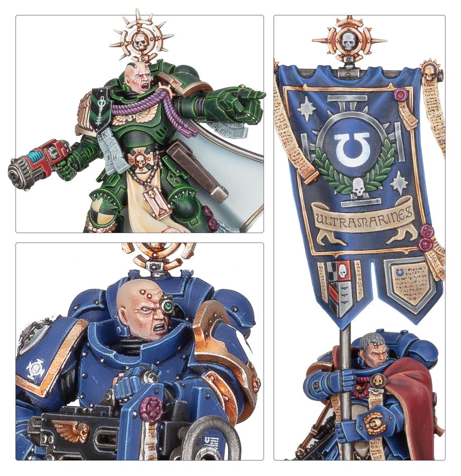 Warhammer 40,000 - 48-08, Space Marines, Company Heroes