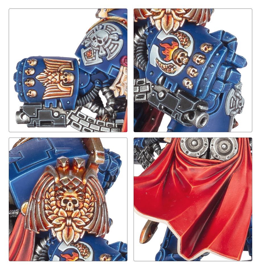 Warhammer 40,000 - 55-74, Ultramarines, Marneus Calgar in Armour of Antilochus