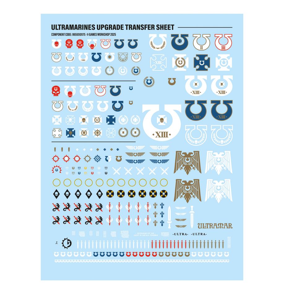 Warhammer 40,000 - 55-72, Ultramarines Upgrades and Transfers