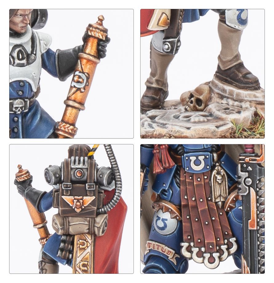 Warhammer 40,000 - 55-76, Space Marines, Captain Titus and The Wardens of Ultramar