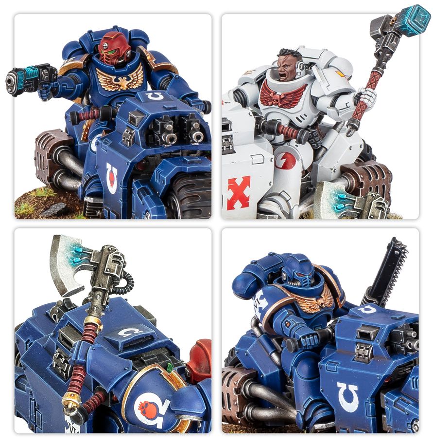 Warhammer 40,000 - 48-112, Space Marines, Outrider Squad