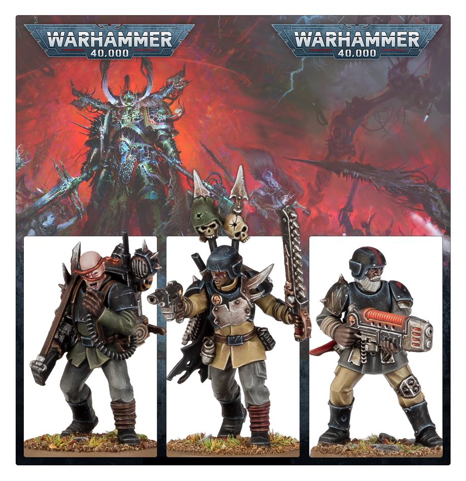Warhammer 40,000 - 43-107, Chaos Space Marines, Traitor Guardsmen Squad