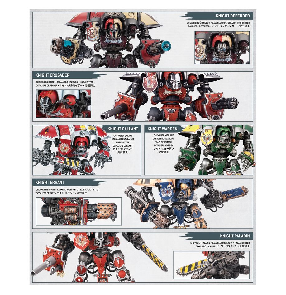 Warhammer 40,000 - 54-22, Imperial Knights, Knight Questoris