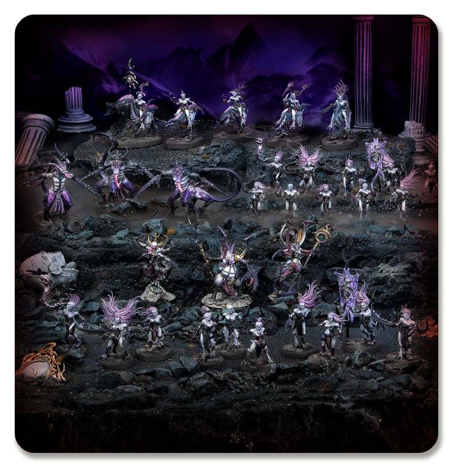 Warhammer Age of Sigmar 70-834, Spearhead: Hedonites of Slaanesh – Epicurean Revellers