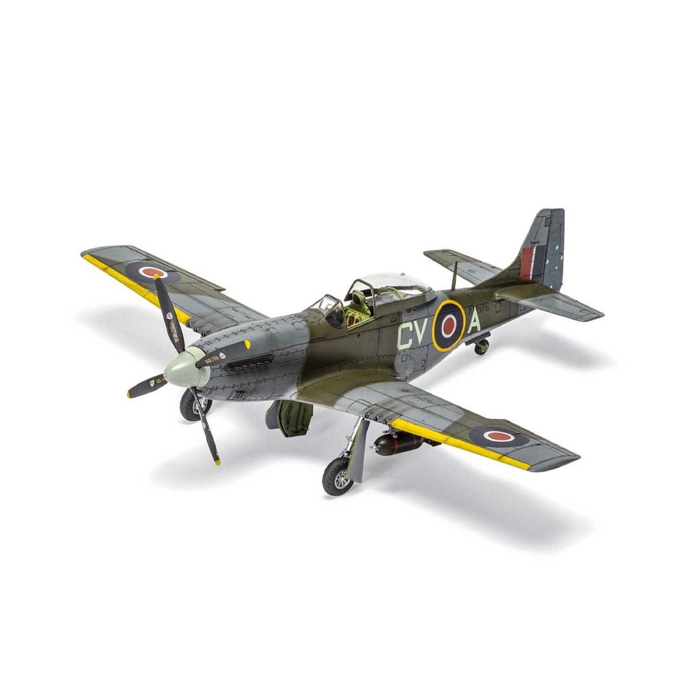 AIRFIX NORTH AMERICAN MUSTANG MK.IV/P-51K MUSTANG WITH AUS.DECALS, 1:48 Scale Model Kit