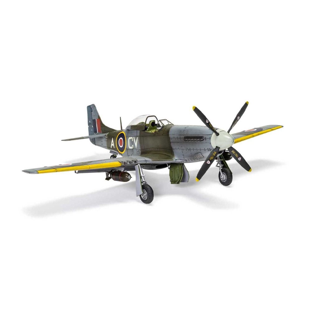 AIRFIX NORTH AMERICAN MUSTANG MK.IV/P-51K MUSTANG WITH AUS.DECALS, 1:48 Scale Model Kit