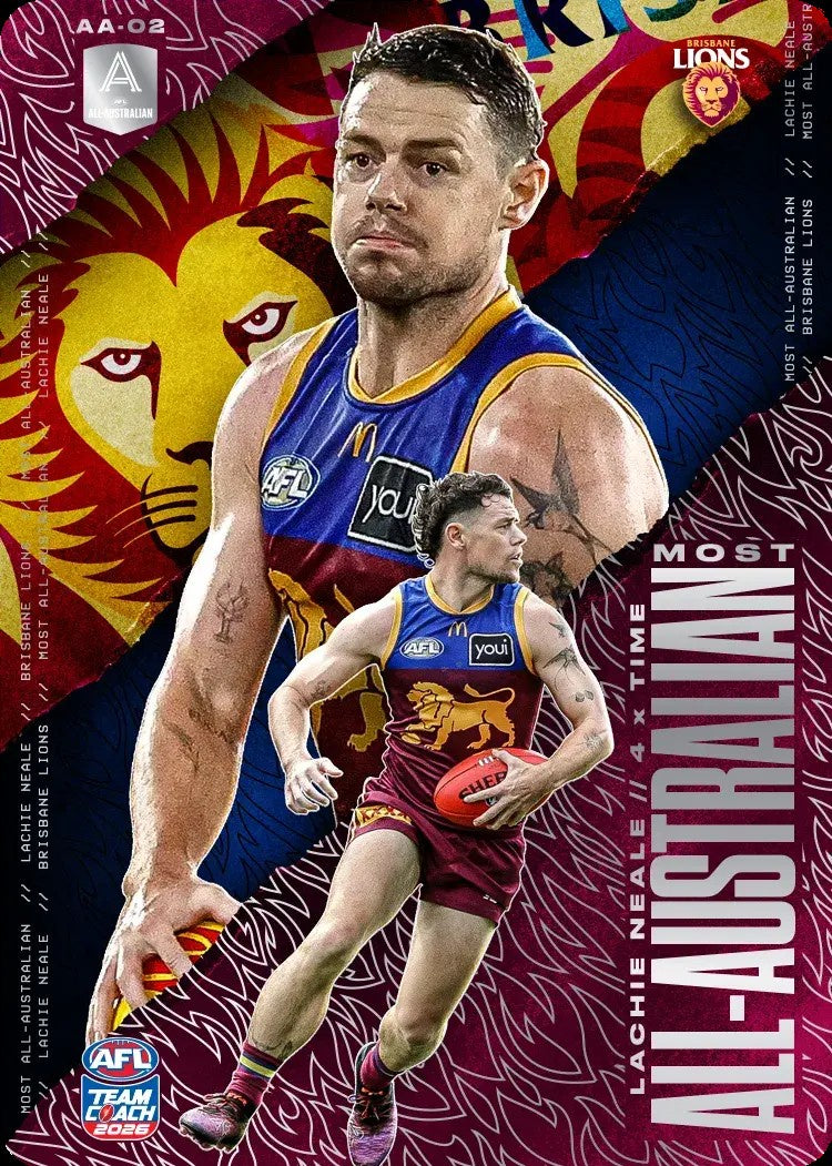 Lachie Neale, All-Australian Silver, 2026 Teamcoach AFL