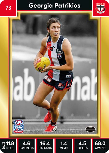2023 Teamcoach AFLW GOLD Parallel Cards -  Cards 1 to 90 - Pick Your Card