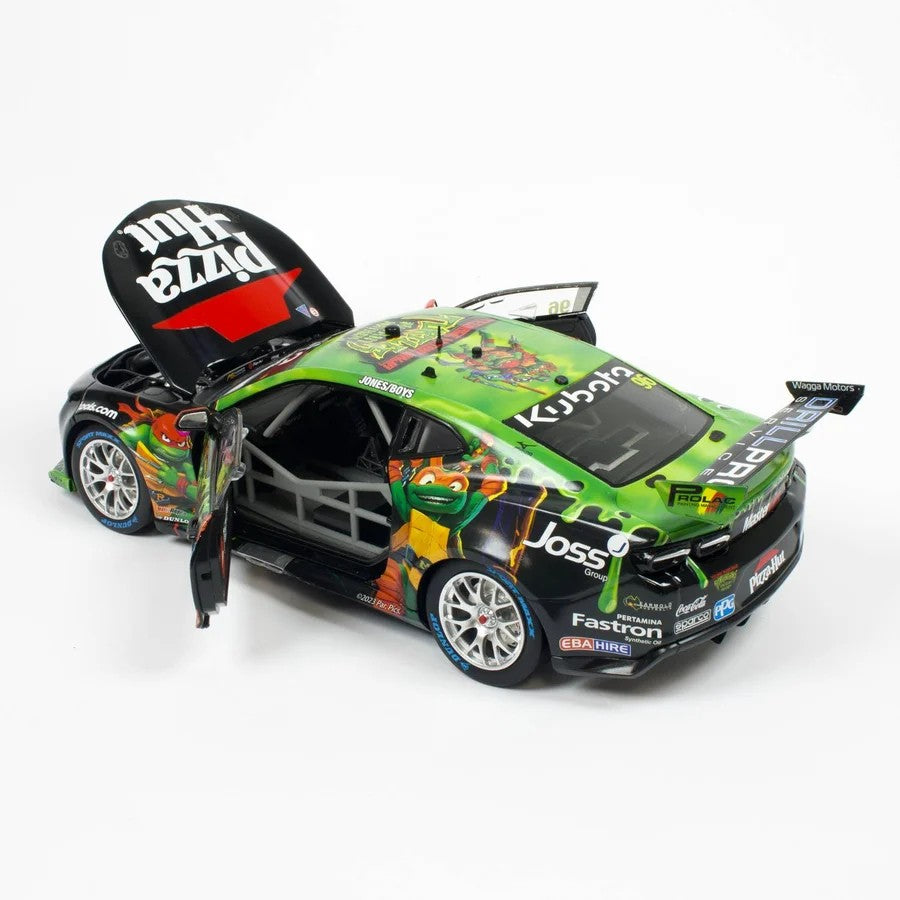Biante CHEVROLET CAMARO - BJR - JONES/BOYS #96 - 2023 Penrite Sandown 500 - Race 24 - Pizza Hut TMNT Livery - 1:18 Scale Diecast Model Car