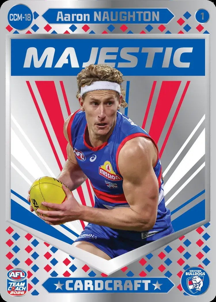 Aaron Naughton, CCM-18-1, Majestic Card Craft, 2026 Teamcoach AFL
