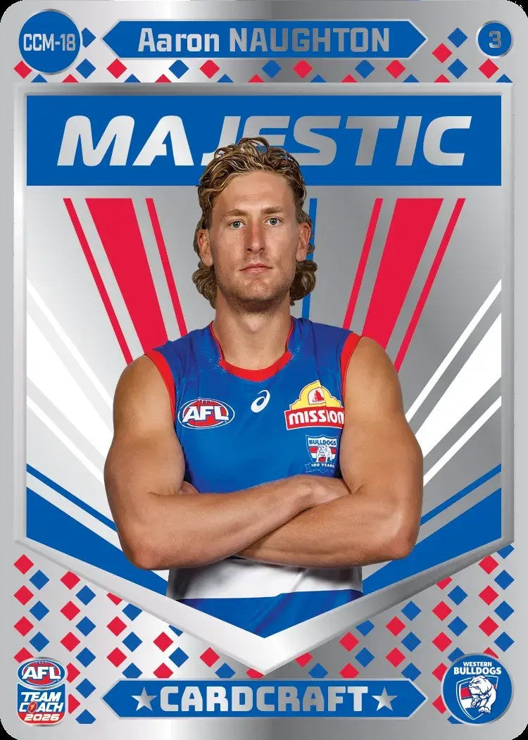 Aaron Naughton, CCM-18-3, Majestic Card Craft, 2026 Teamcoach AFL