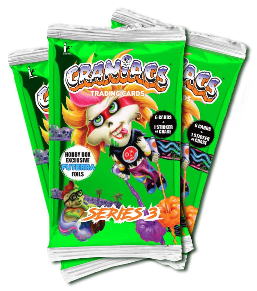 Craniacs Trading Cards Hobby Pack Series 3