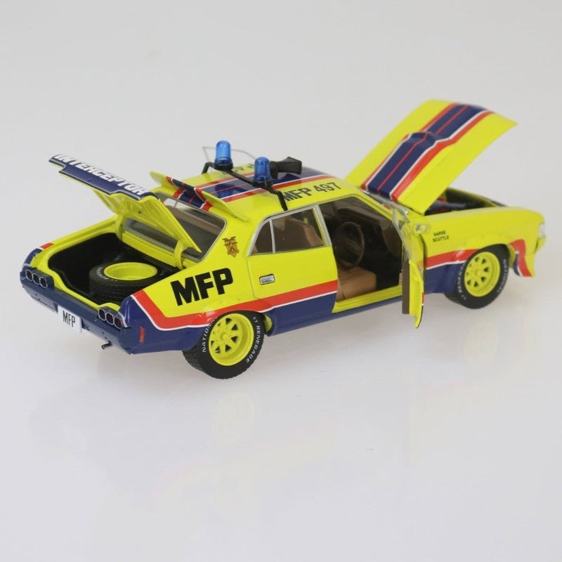 Big Bopper Police Pursuit 1974 Ford XB Falcon MFP Sedan, 1:24 Scale Diecast Car