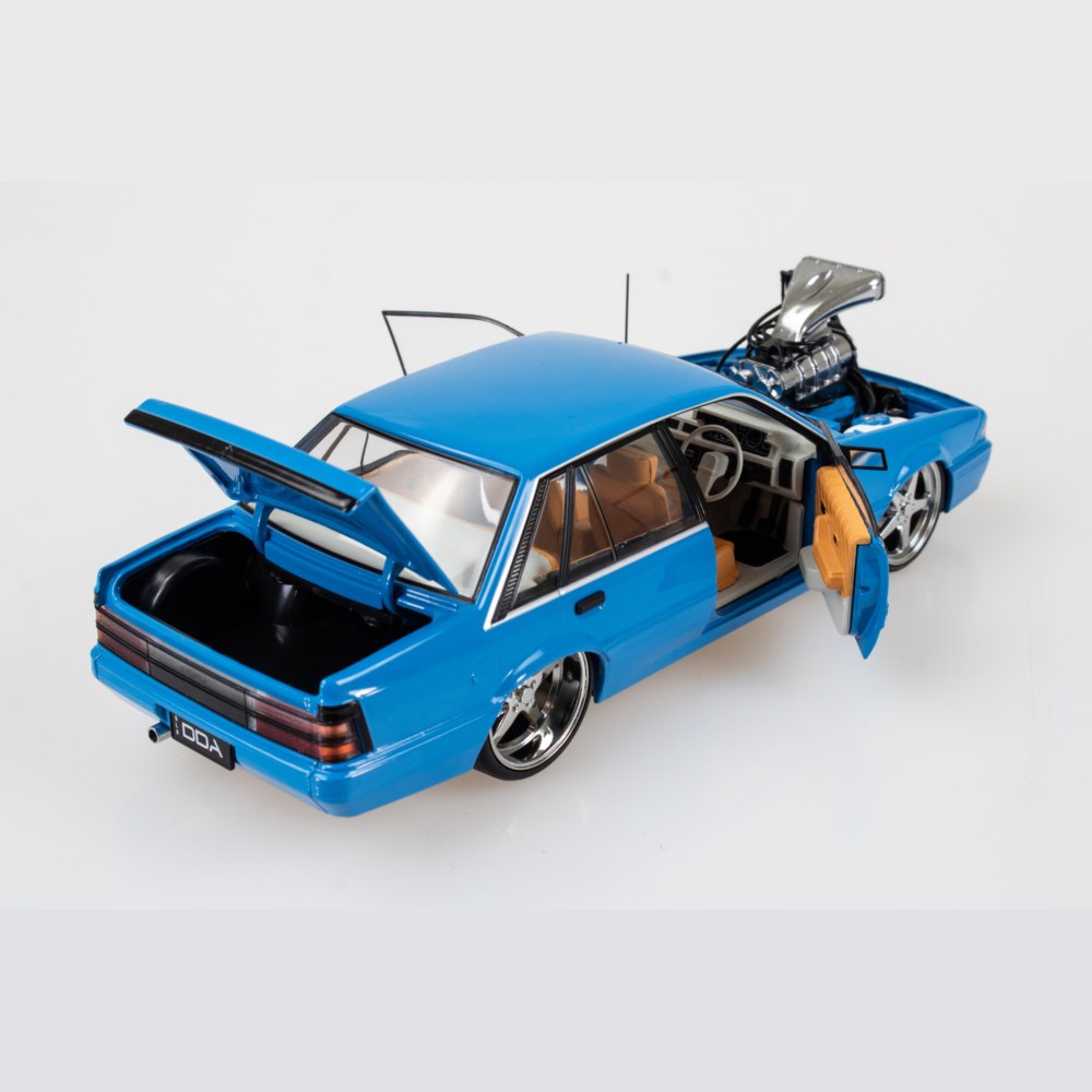 Blue Supercharged Holden VL Calais, 1:24 Scale Diecast Car