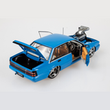 Blue Supercharged Holden VL Calais, 1:24 Scale Diecast Car