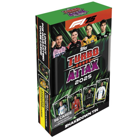 2025 Topps TURBO ATTAX Formula 1 Trading Cards  Mega Tin