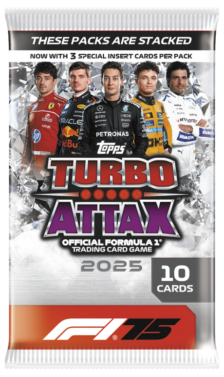 2025 Topps TURBO ATTAX Formula 1 Trading Cards Box