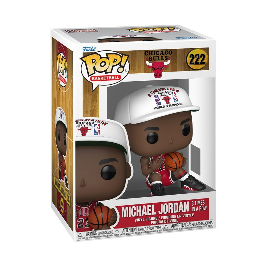 NBA: Bulls – Michael Jordan (3 in a Row) Pop! Vinyl