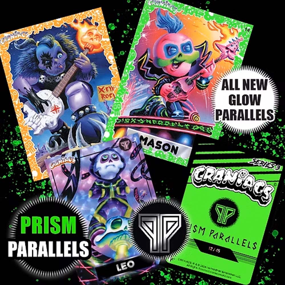 Craniacs Trading Cards Hobby Pack Series 3