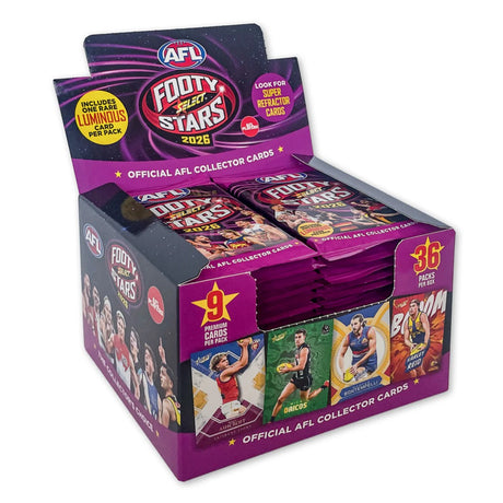 COMBO: 2026 Select AFL Footy Stars Box & Vinyl Album - MAX 2 PER CUSTOMER
