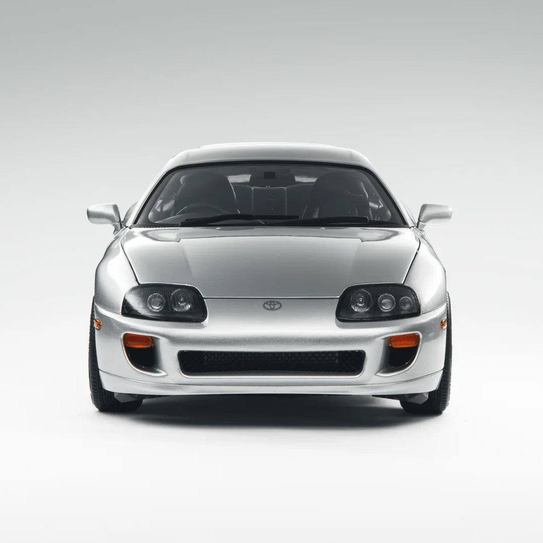 TOYOTA Supra (A80) Silver RHD, 1:18 Scale Diecast Car