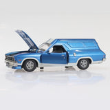 Blue with White Stripes, Ford XC Panel Van, 1:32 Scale Diecast Car