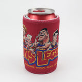 Fitzroy & Brisbane Lions Player Legends Caricature Stubby Holders. Art by HarvTime.