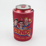 Fitzroy & Brisbane Lions Player Legends Caricature Stubby Holders. Art by HarvTime.