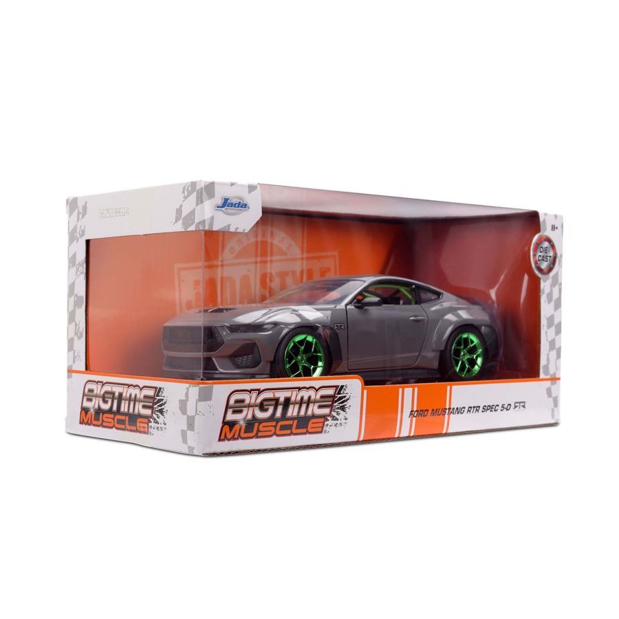 Big Time Muscle – 2024 Ford Mustang RTR 1:24 Scale Diecast Vehicle