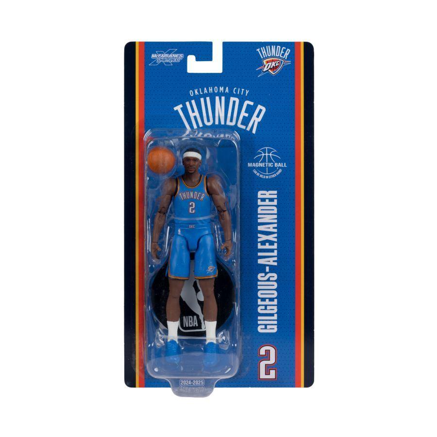 Shai Gilgeous-Alexander (Oklahoma City Thunder) 6″ Articulated Basketball NBA Figure